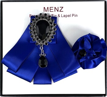 BOWTIE LAPEL COMBO #BLC-R.BLUE